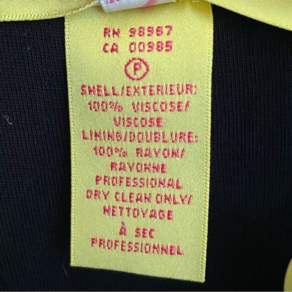 NWT Catherine Malandrino Black Bodycon Dress Long Sleeves Ruched Stretch Large - Picture 11 of 12